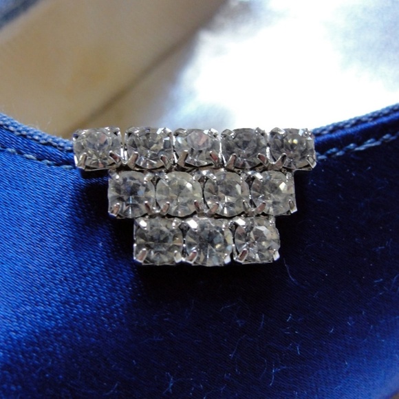 Vintage Rhinestone Shoe Clips - Picture 1 of 8